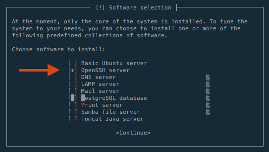 Install OpenSSH server